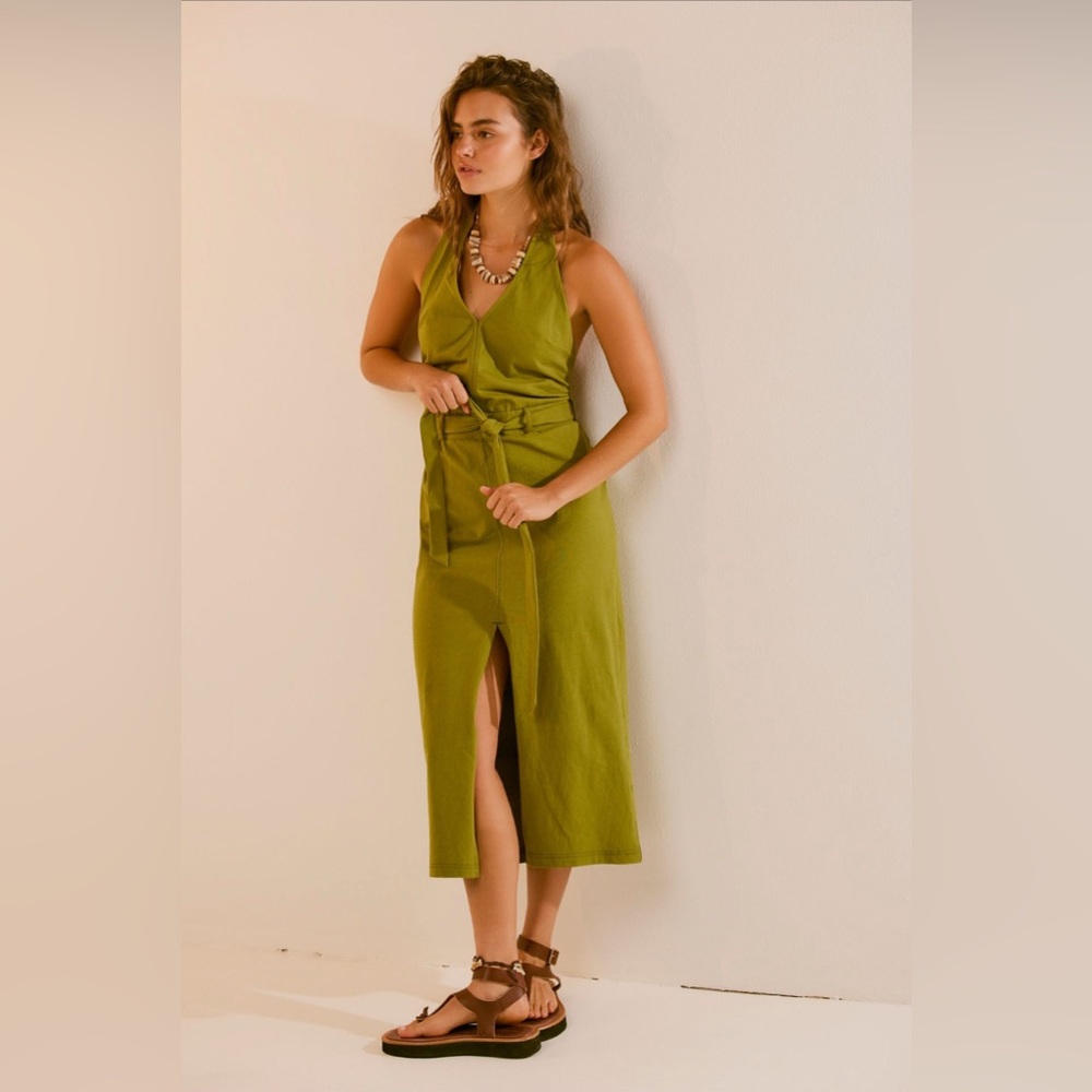 Free People Beach - Randi Midi Dress with Belt